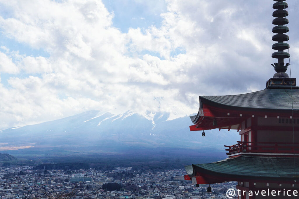 東京自由行-新倉山淺間公園-富士山與五重塔