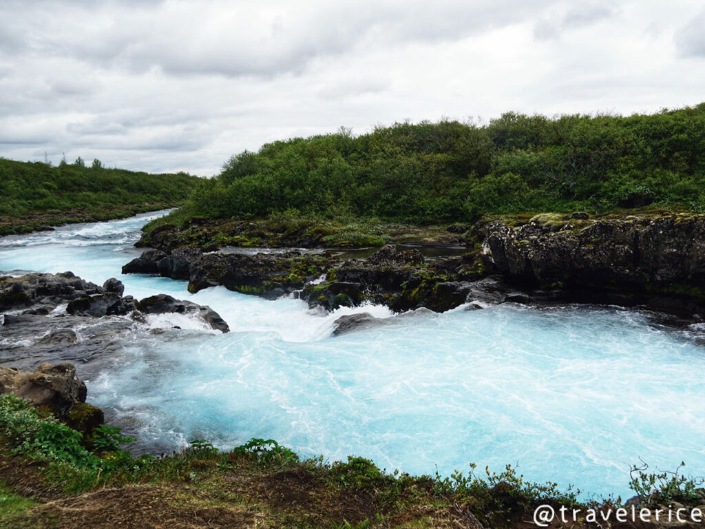 Bruarfoss 蒂芬尼藍瀑布MIDFOSS