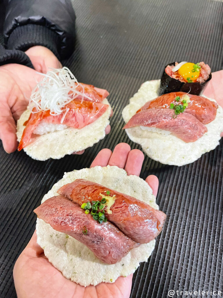 飛驒牛壽司-金乃こって牛