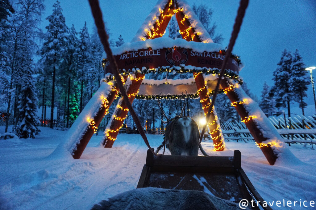 【芬蘭聖誕老人村】馴鹿雪橇
