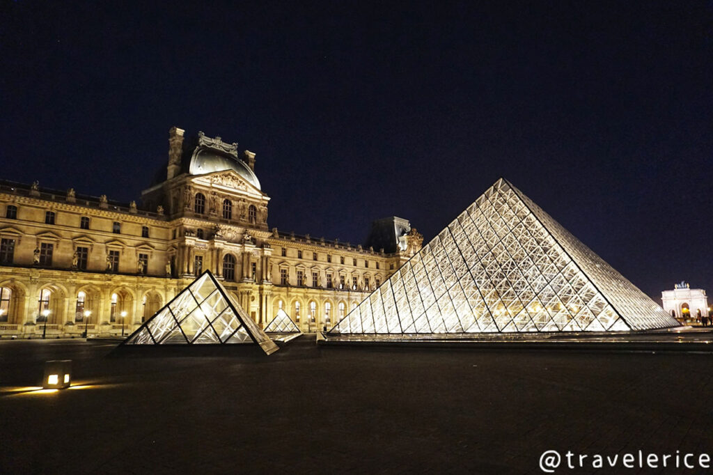 羅浮宮 Musée du Louvre夜景