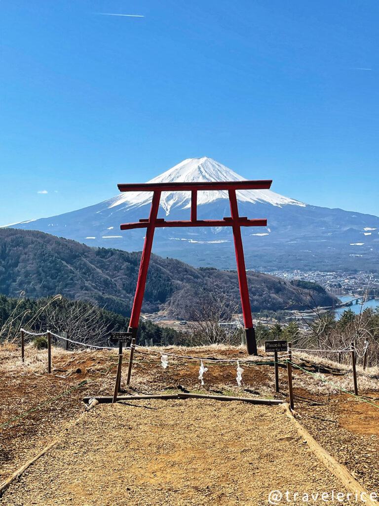 【河口湖】天空鳥居遙拜所